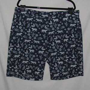 Mens' RLX Ralph Lauren Navy Blue White Cheetah Performance Golf Shorts Size 40